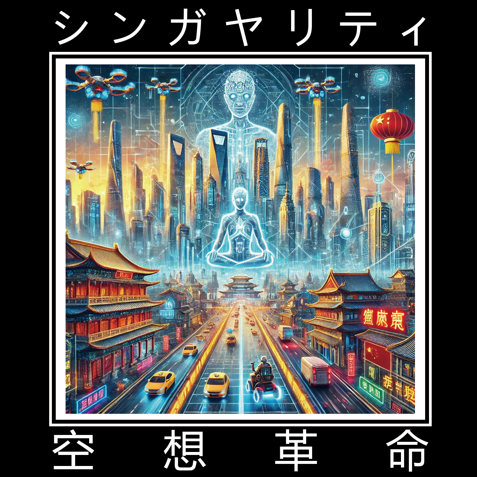 空想革命のアルバム「シンガヤリティ」のジャケット